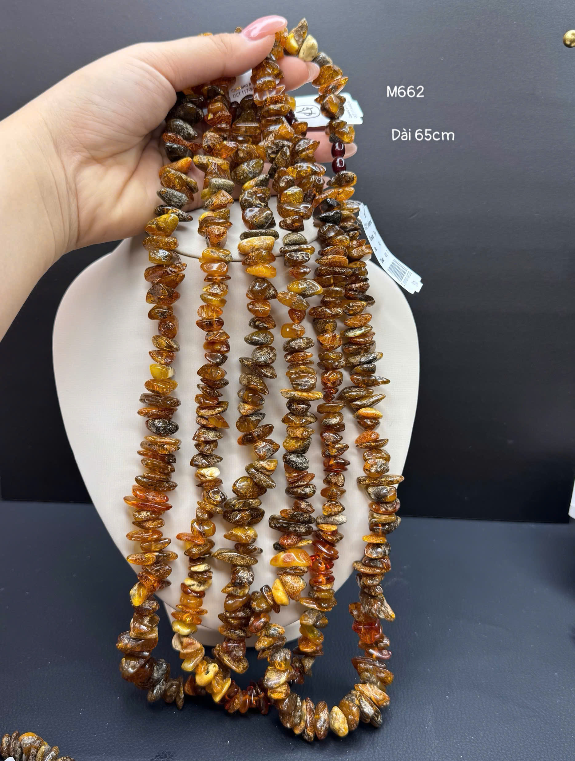 Vòng Cổ Rêu Cam - M662