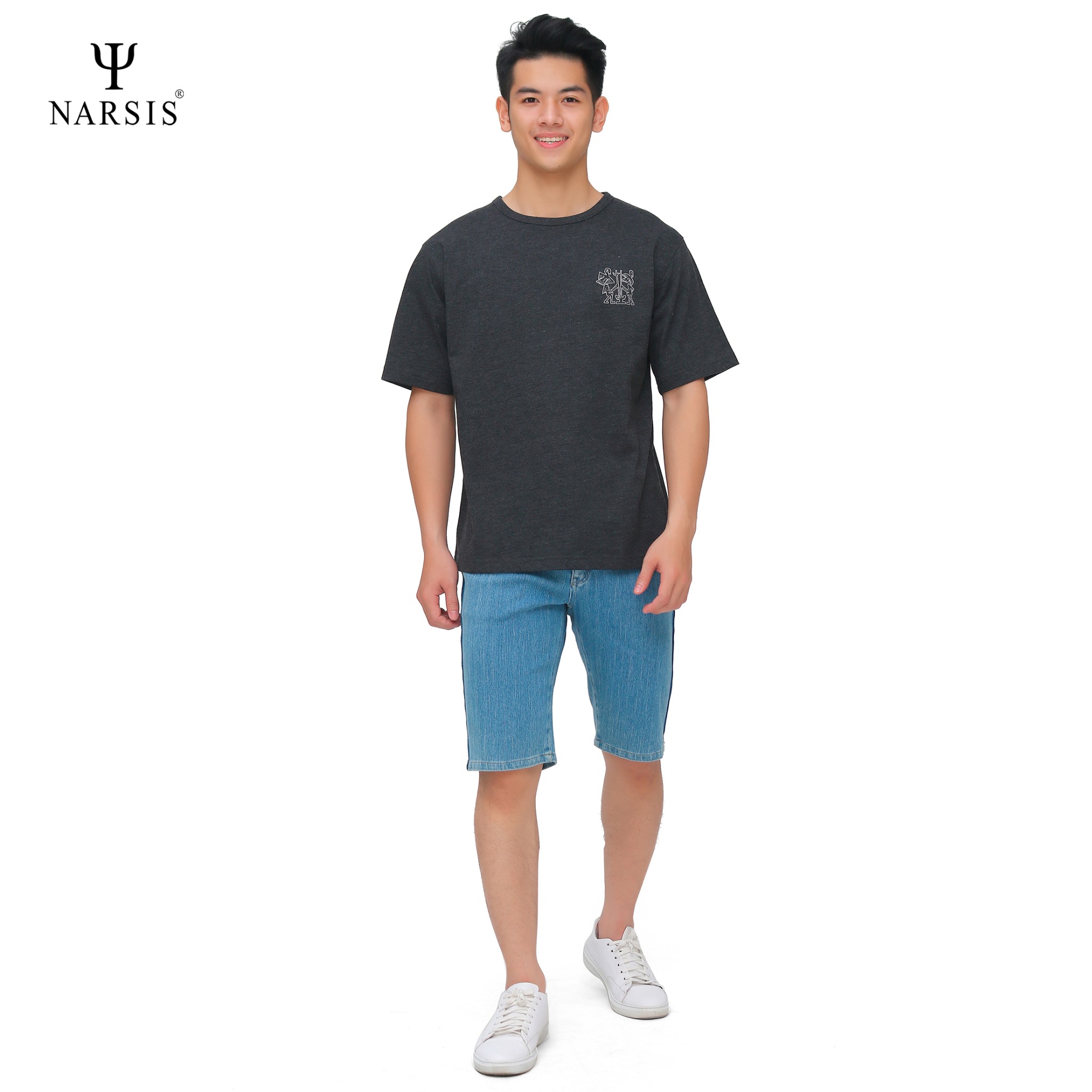 ÁO PHÔNG NAM D6022 NARSIS CHẤT LIỆU THOÁNG MÁT, DỄ CHỊU, THOẢI MÁI CẢ NGÀY, DỄ VẬN ĐỘNG_thumbnail_2