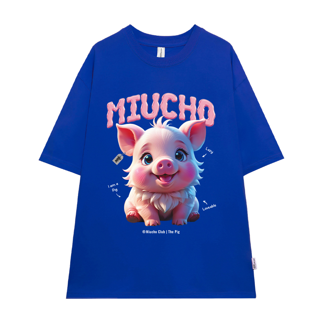 Áo thun form rộng 12 con giáp tuổi Hợi (tuổi heo) ATD1242 Miucho tay ngắn cổ tròn in mix_thumbnail_23