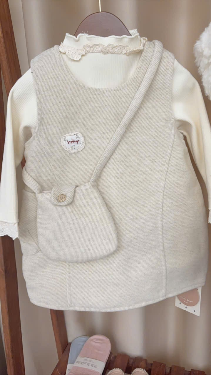 (M109) Váy dạ be kèm túi_thumbnail_0