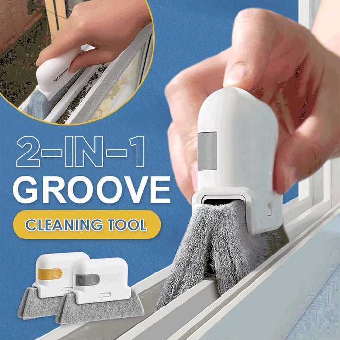 2-in-1 Groove Cleaning Tool Creative Window Groove
