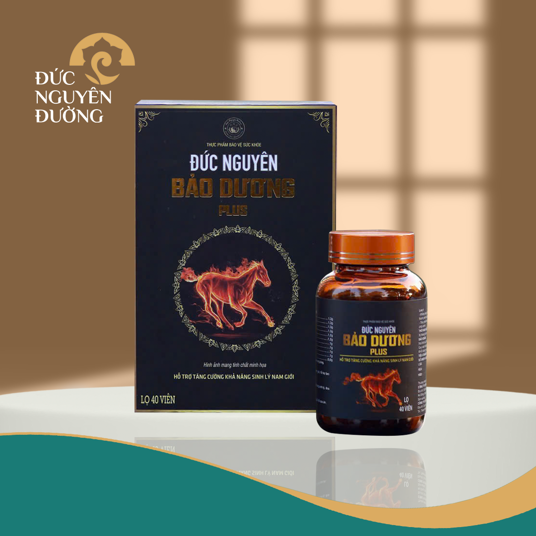 Viên Uống Đức Nguyên Bảo Dương Plus bổ thận tráng dương, tăng cường sinh lực và khả năng sinh lý nam giới (40 viên)