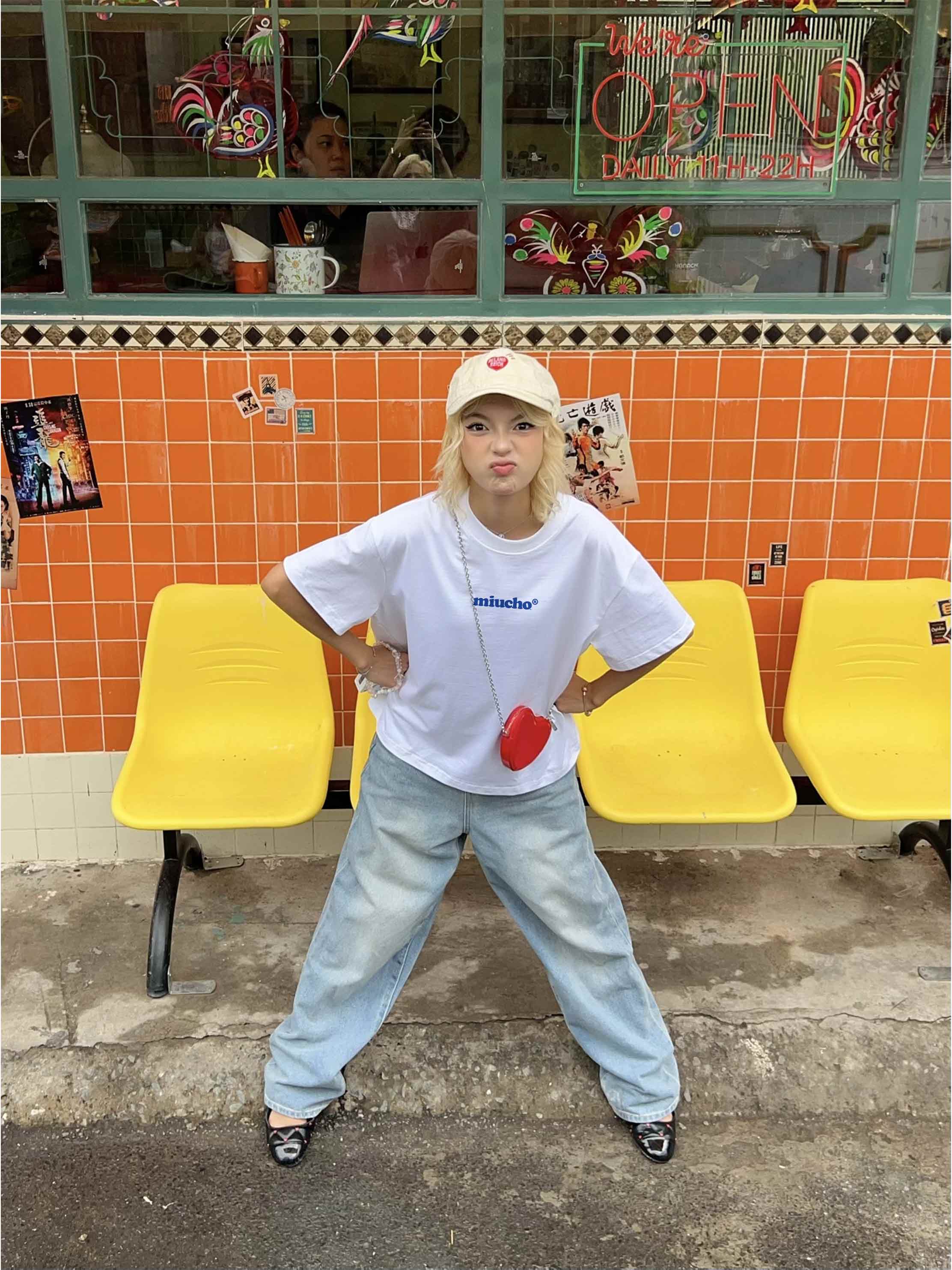 Áo phông nam form boxy vải 2C 250gsm AXD1594 Miucho Club Local Brand in basic_thumbnail_5