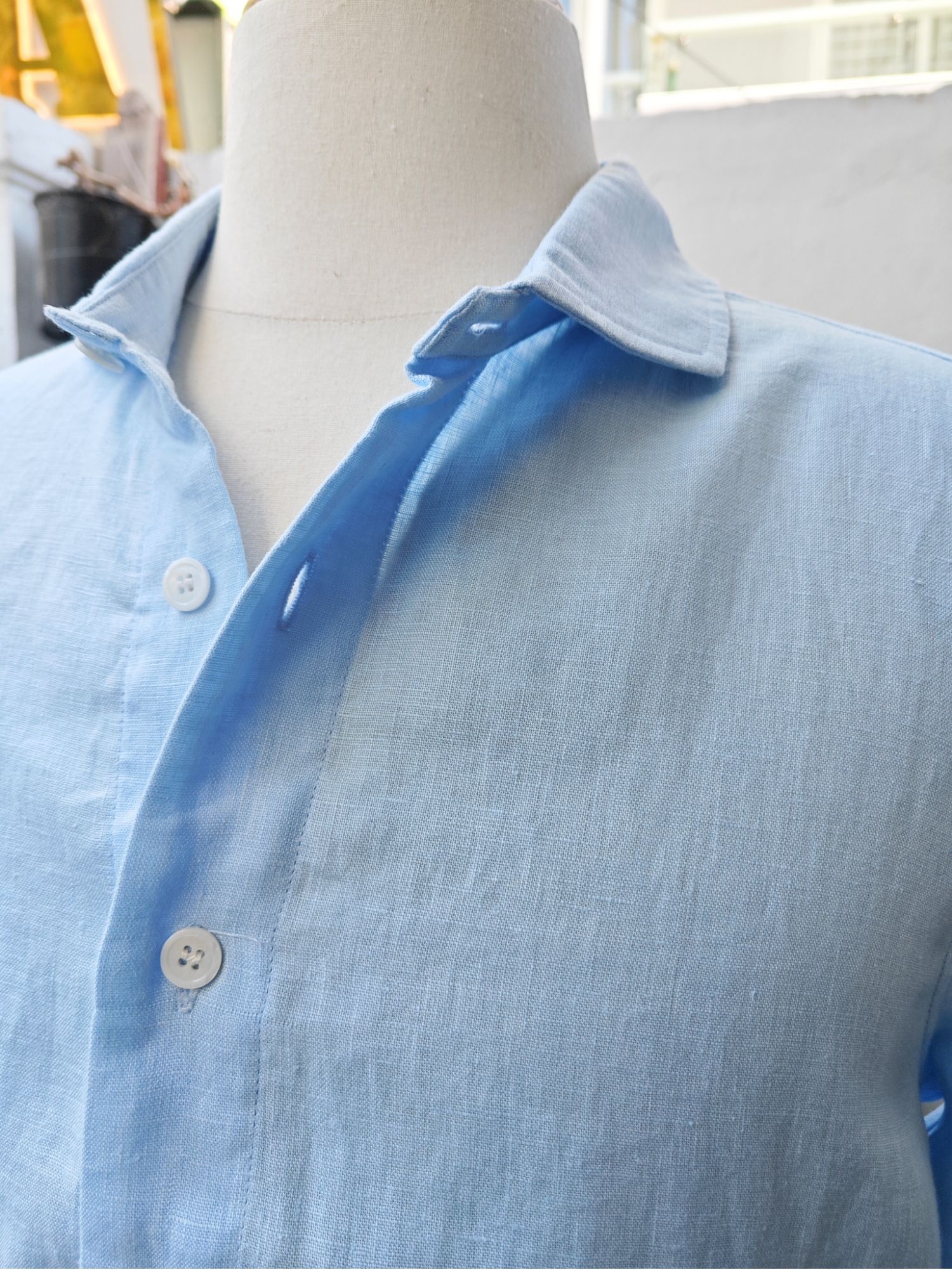 Sơ mi 100% linen tay dài cổ kiểu Ý_thumbnail_3