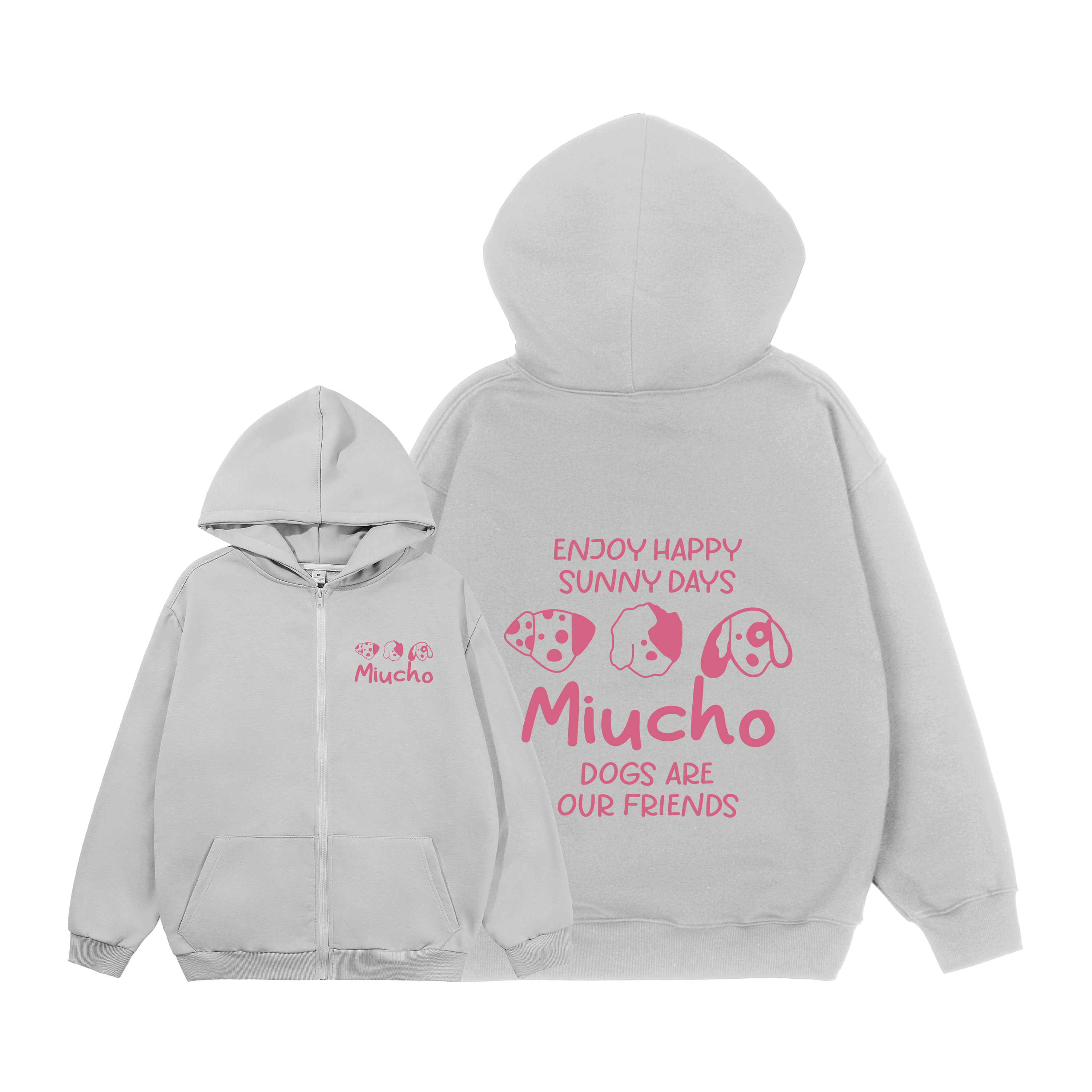 Áo hoodie zip local brand HZD1582 Miucho vải nỉ chân cua dày dặn mủ rộng in mix_thumbnail_10