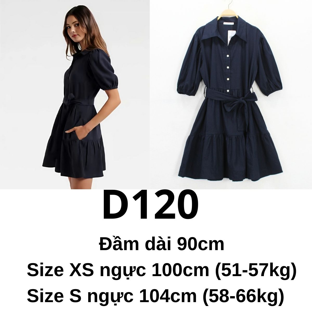 D120- ĐẦM LINEN MNG