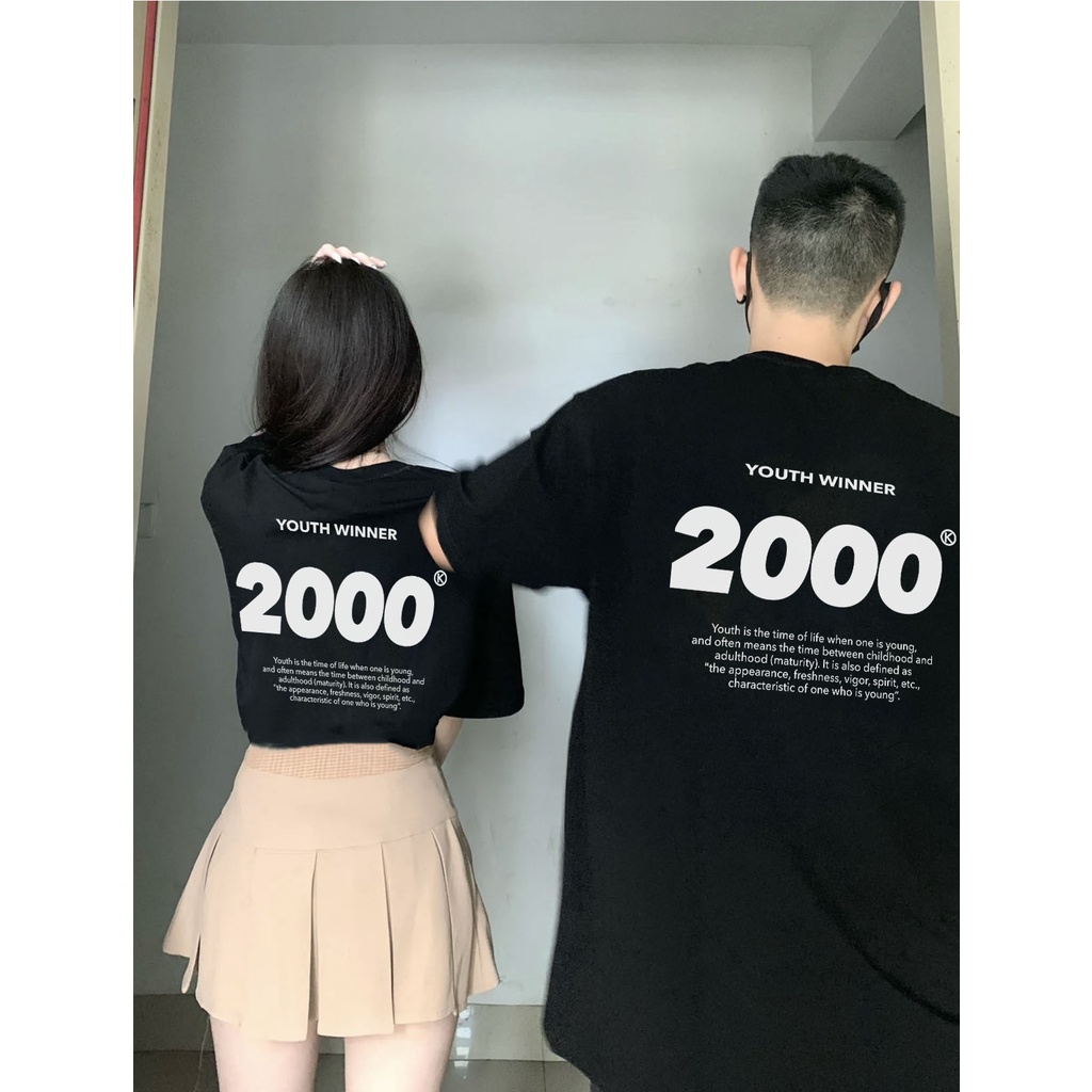 Áo thun unisex form rộng in năm sinh 200x AT285 chất vải cotton dành cho nam nữ Miucho AT285_thumbnail_3