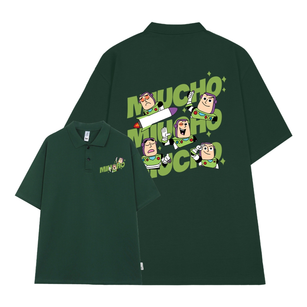 Áo polo nam đứng form tôn dáng PLD831 Miucho Man tay ngắn vải cotton Cổ trụ in mix_thumbnail_7