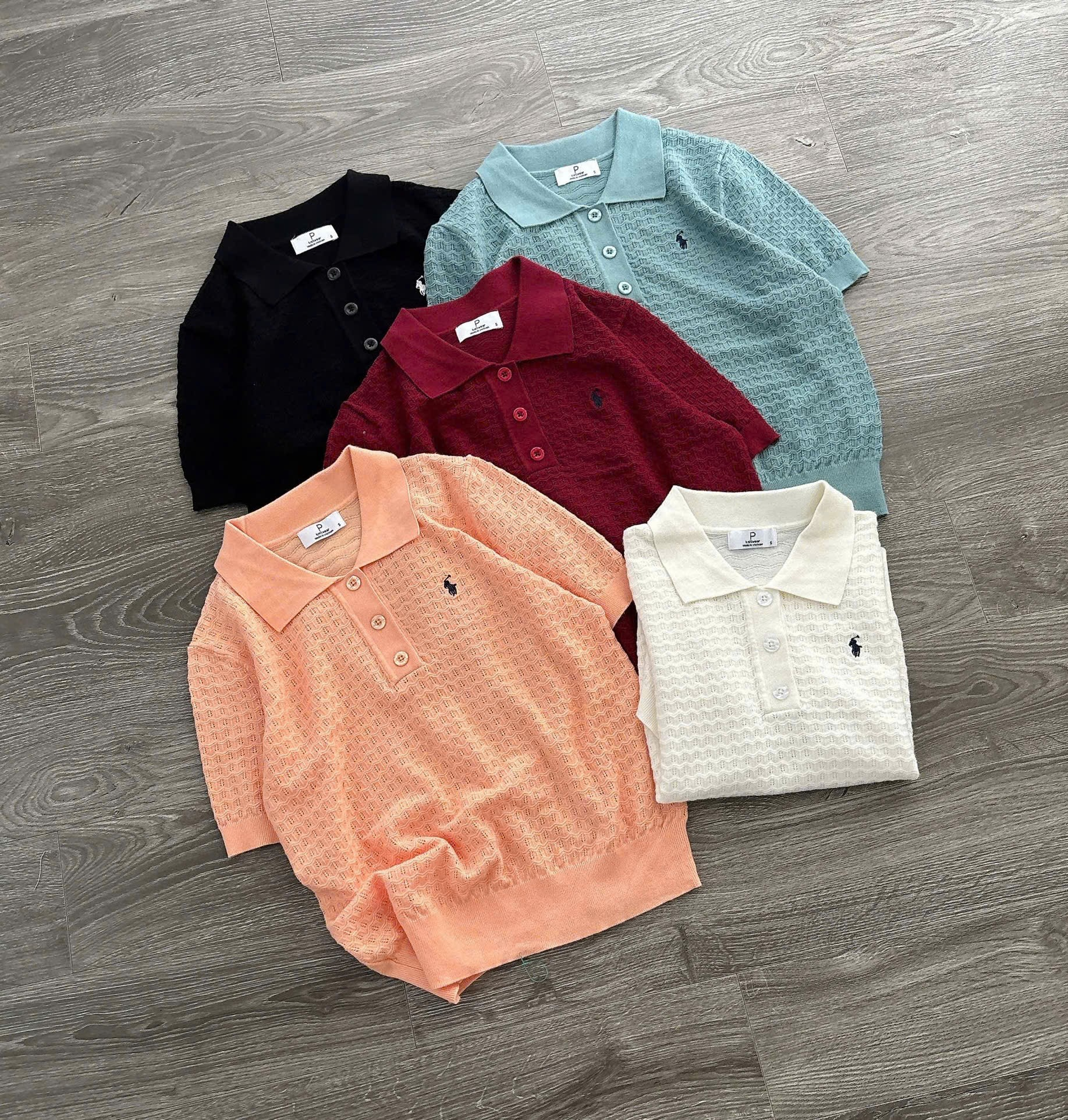 Áo mongtoghi Po.lo-cam sữa