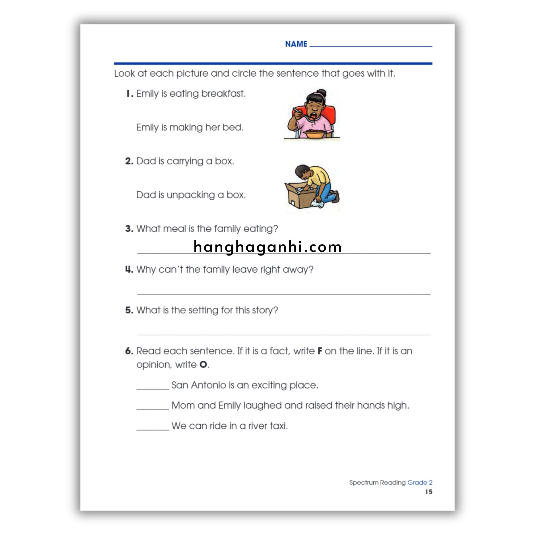 Sách Spectrum Reading Workbook Grade 2_thumbnail_7