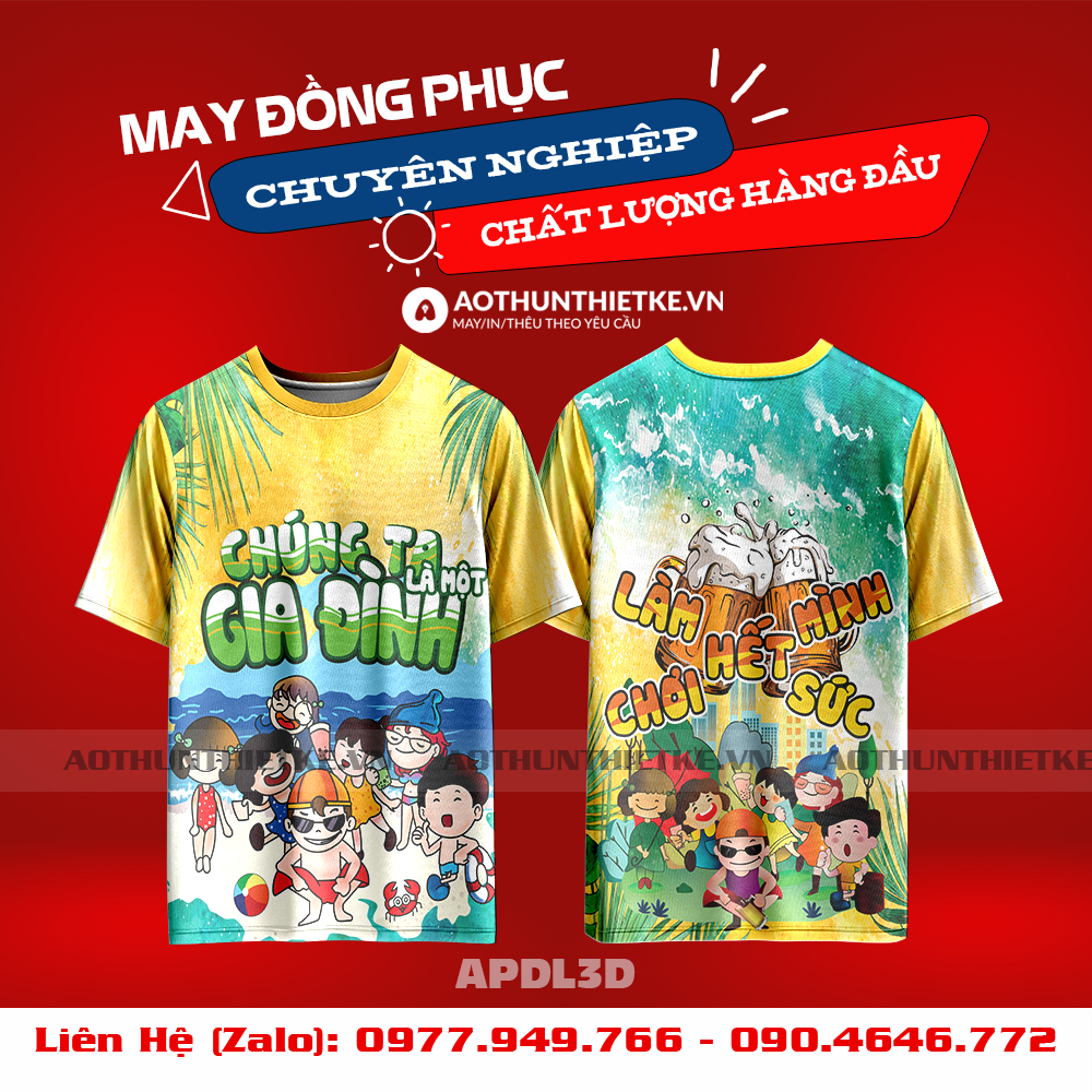 Áo Phông Du Lịch 3D-TK74