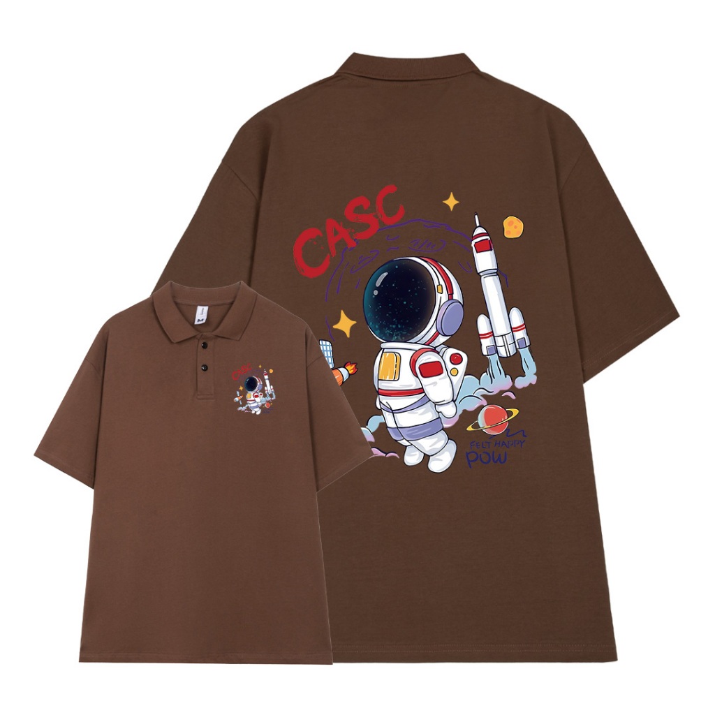 Áo polo nam đứng form tôn dáng PLD765 Miucho Man tay ngắn vải cotton Cổ trụ in artwork_thumbnail_7