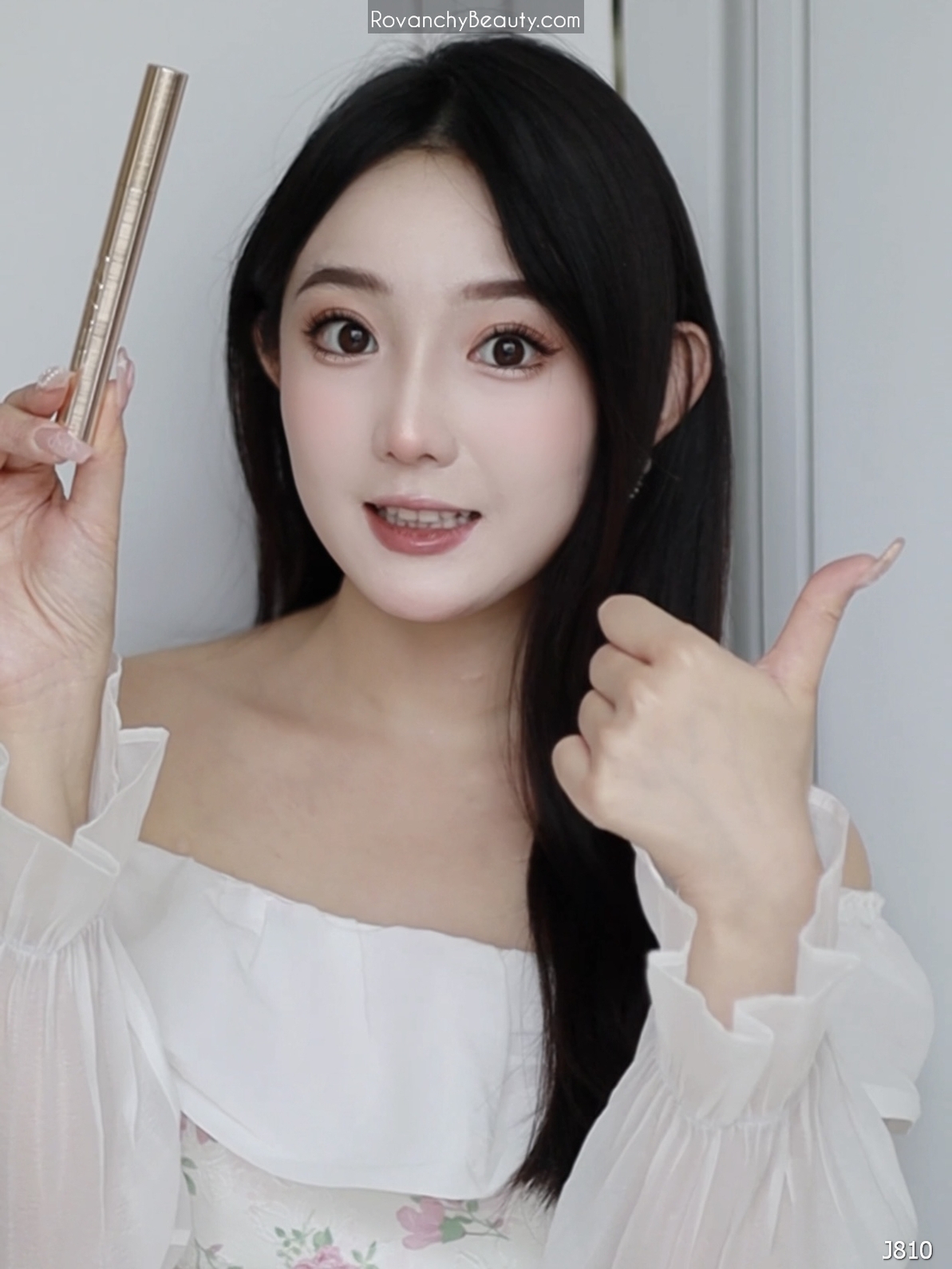 J810 Mascara Dài Mi, Chuốt Mi Cong Tự Nhiên, Không Lem, Không Trôi - Chống Thấm Nước Cao Cấp_thumbnail_12