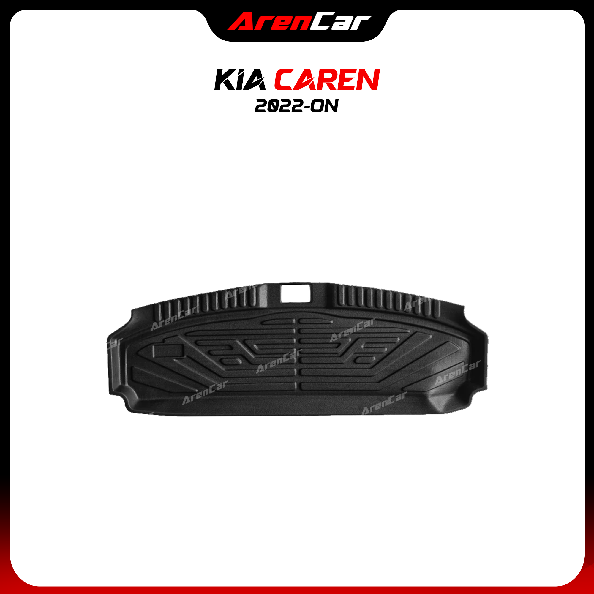 Thảm lót cốp nhựa đúc TPE Kia Carens