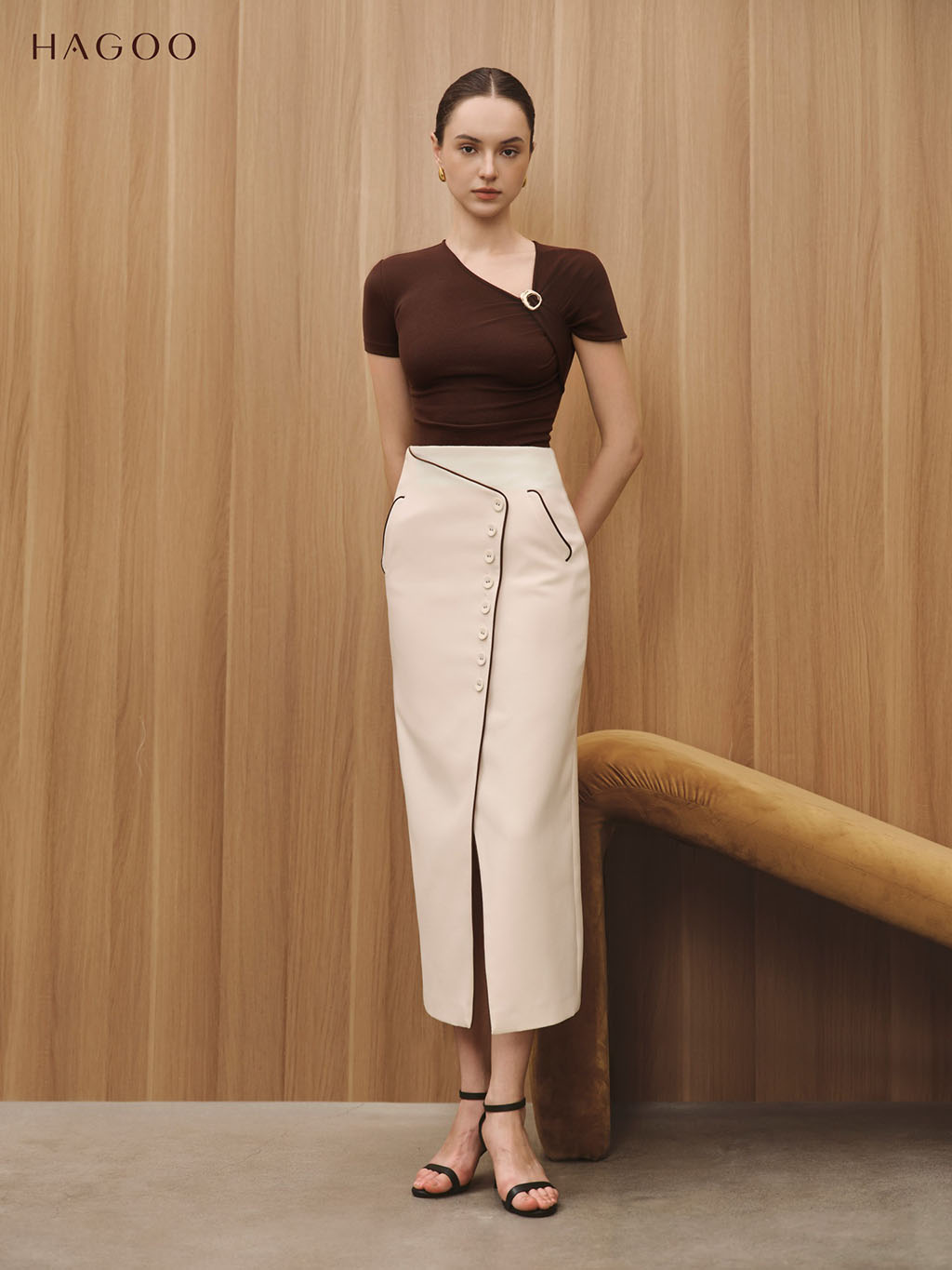 Chân váy vạt chéo phối lé HAGOO_thumbnail_3