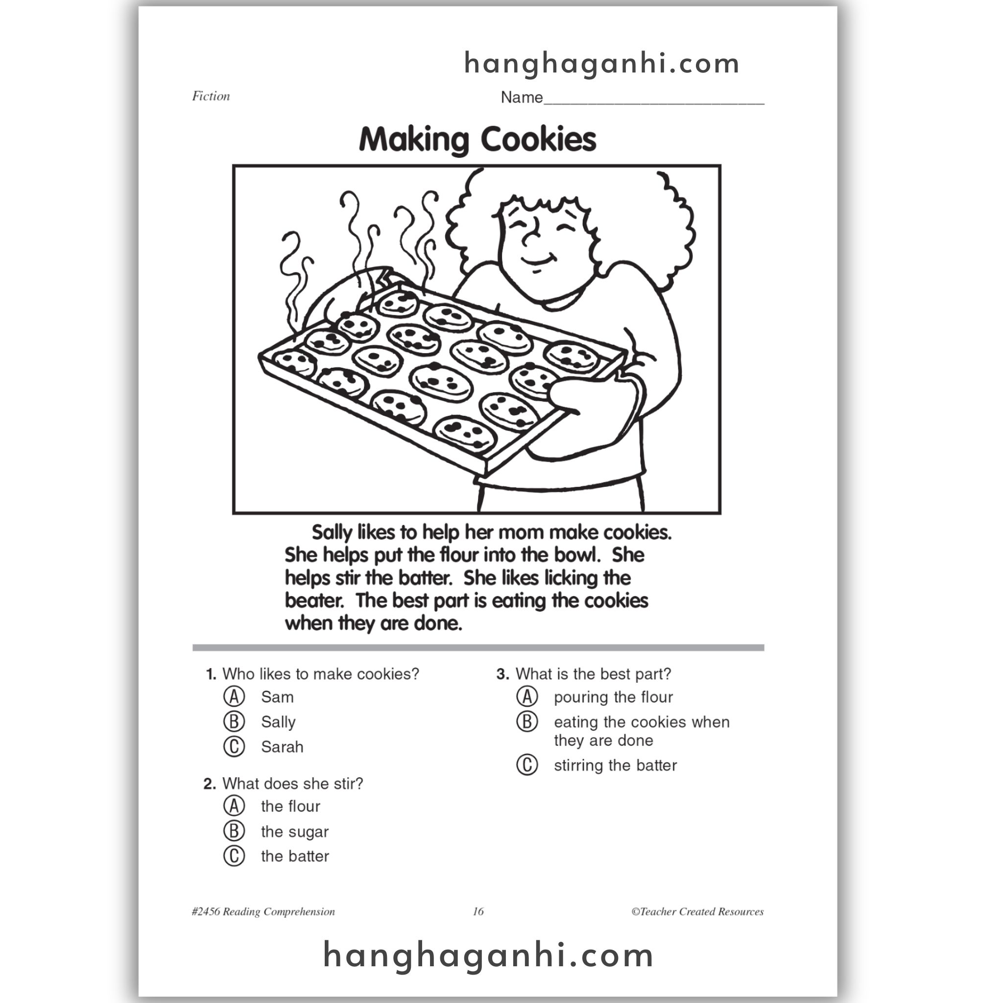 Reading Comprehension Grade 1 Teacher Created Resources, sách đọc hiểu lớp 1_thumbnail_5