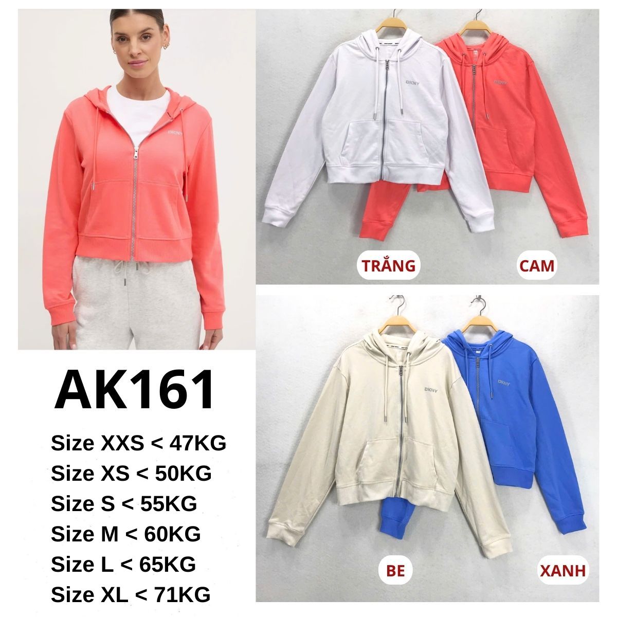 AK161- Áo khoác DK