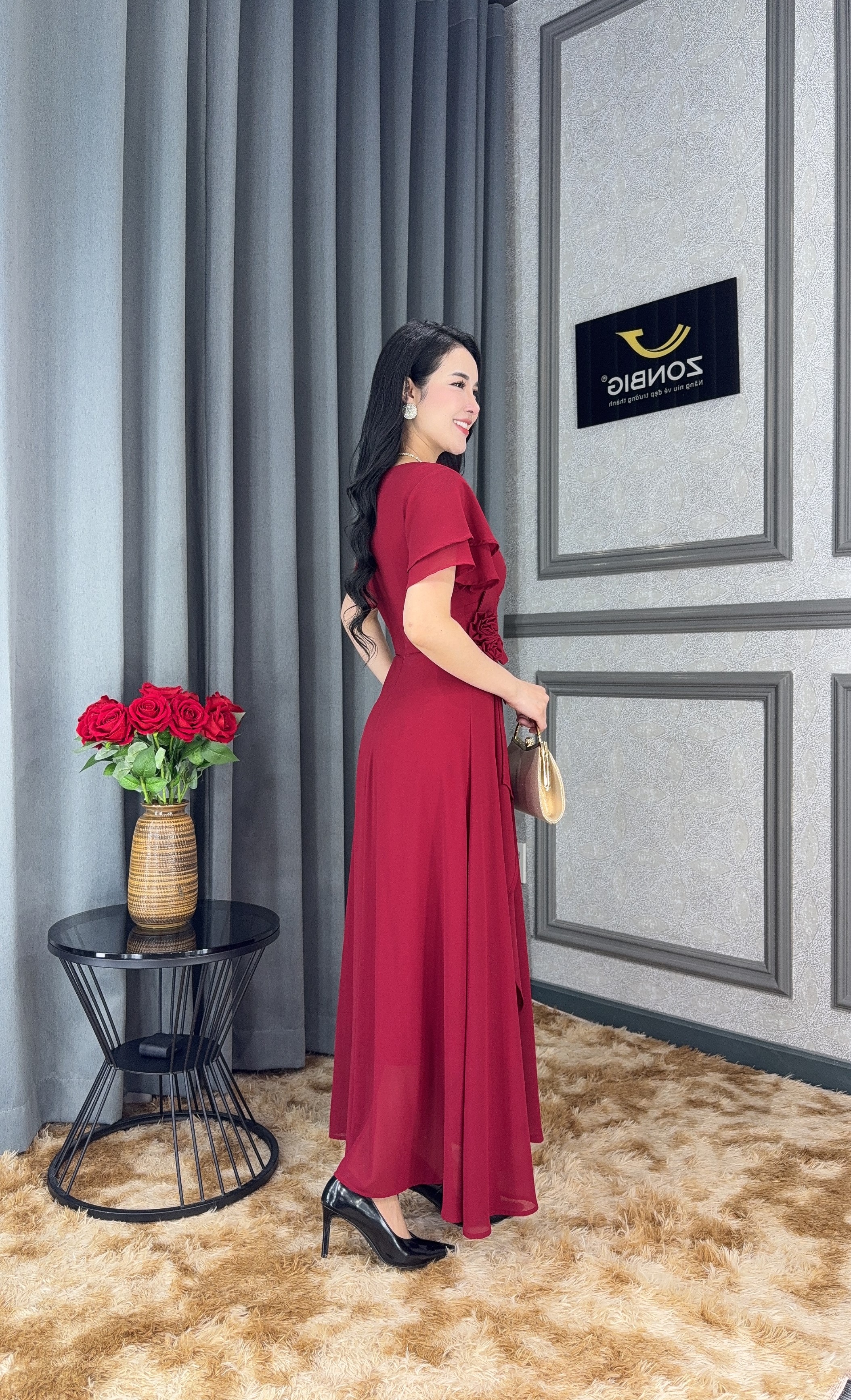 Đầm xòe - Y2079 - Thương hiệu Zonbig_thumbnail_2