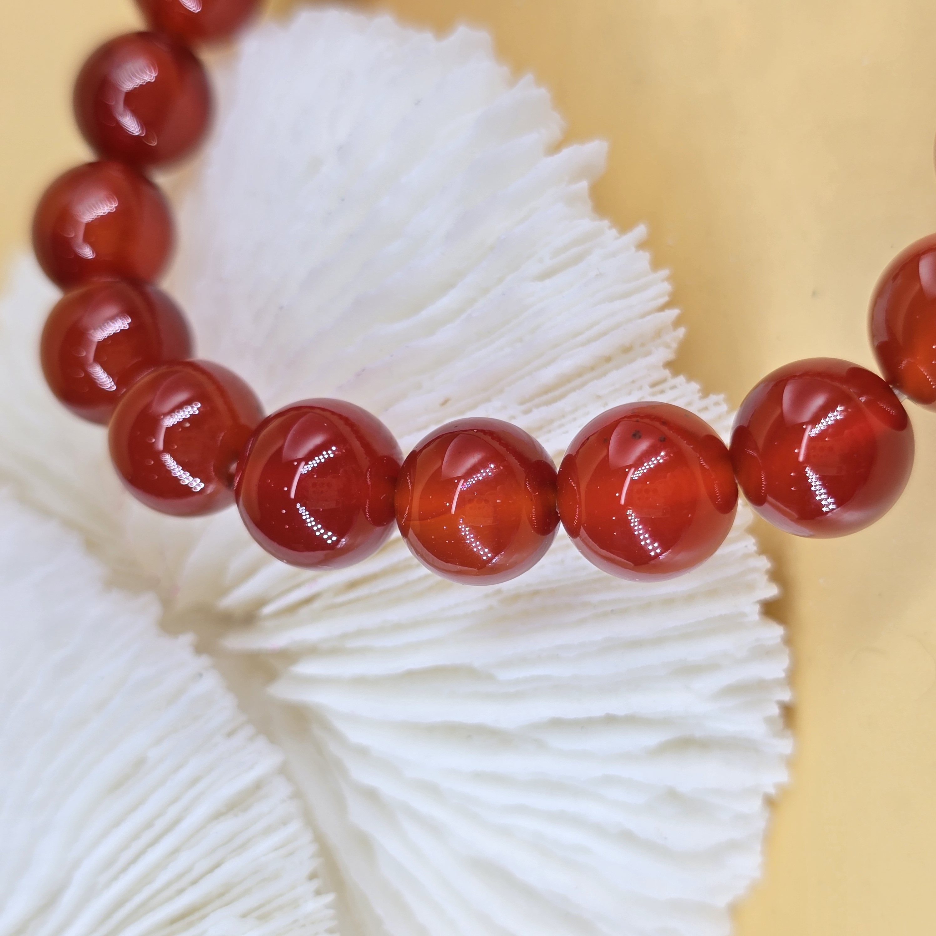 Vòng Đá Mã Não Đỏ Red Agate