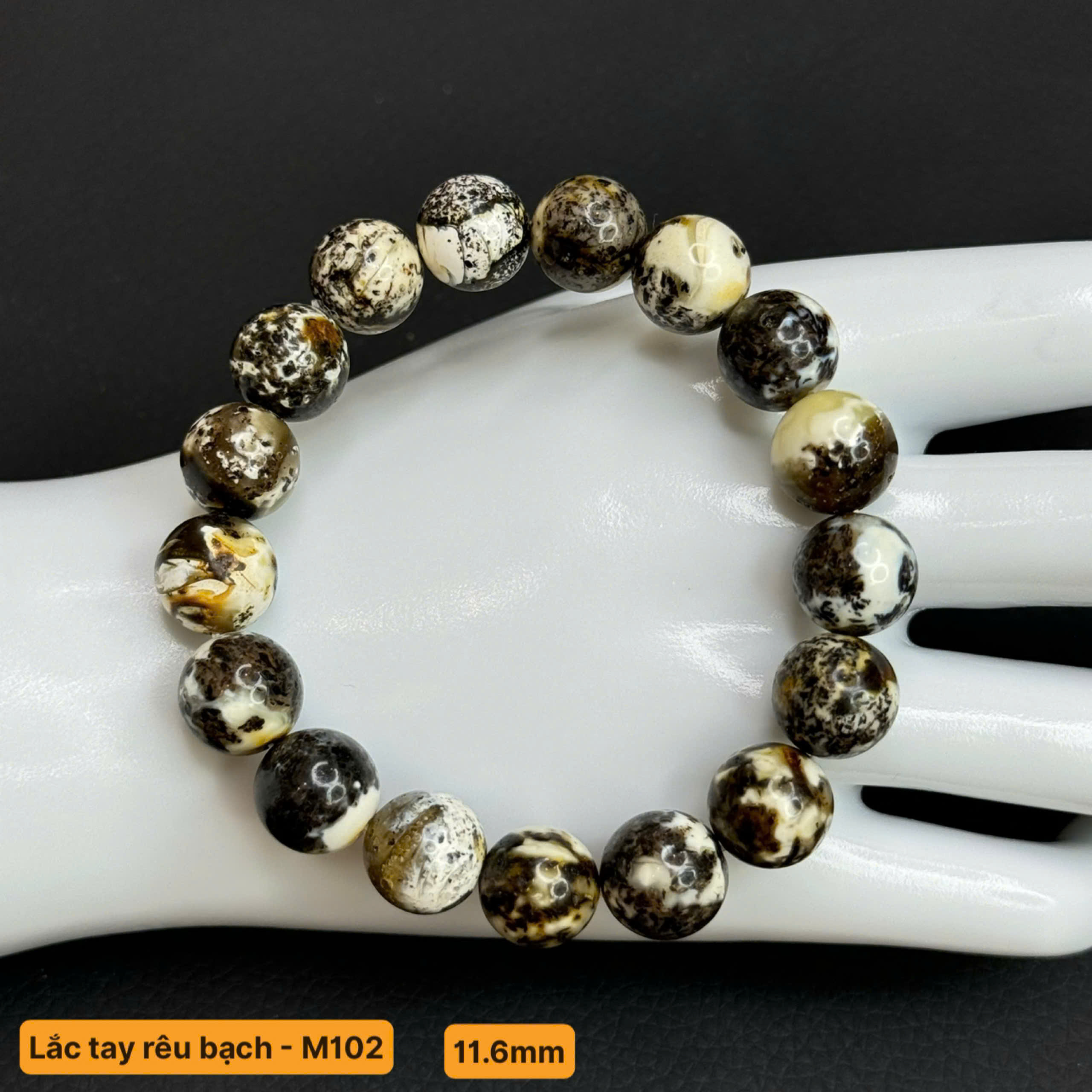 Lắc Tay Rêu Bạch - M102