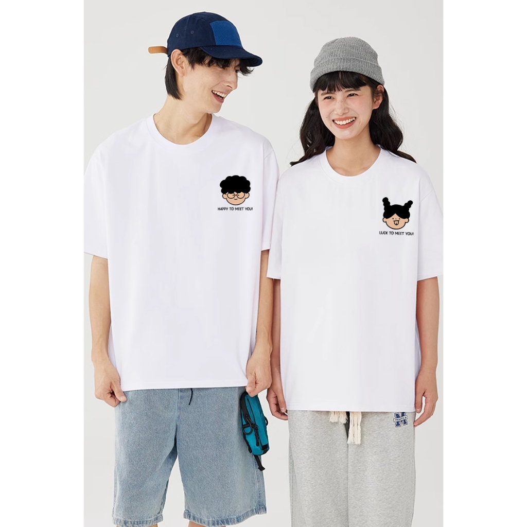 Áo thun couple cặp đôi form rộng unisex đủ size ATD1065 Miucho tay lỡ cổ tròn in artwork_thumbnail_5