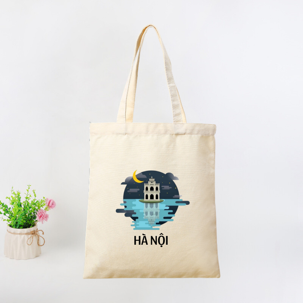 Túi tote vải canvas BST Tôi yêu Việt Nam có khoá kéo và ngăn phụ đi học, đi chơi - 𝐖𝐞 𝐓𝐞𝐞 TOTE10_thumbnail_14