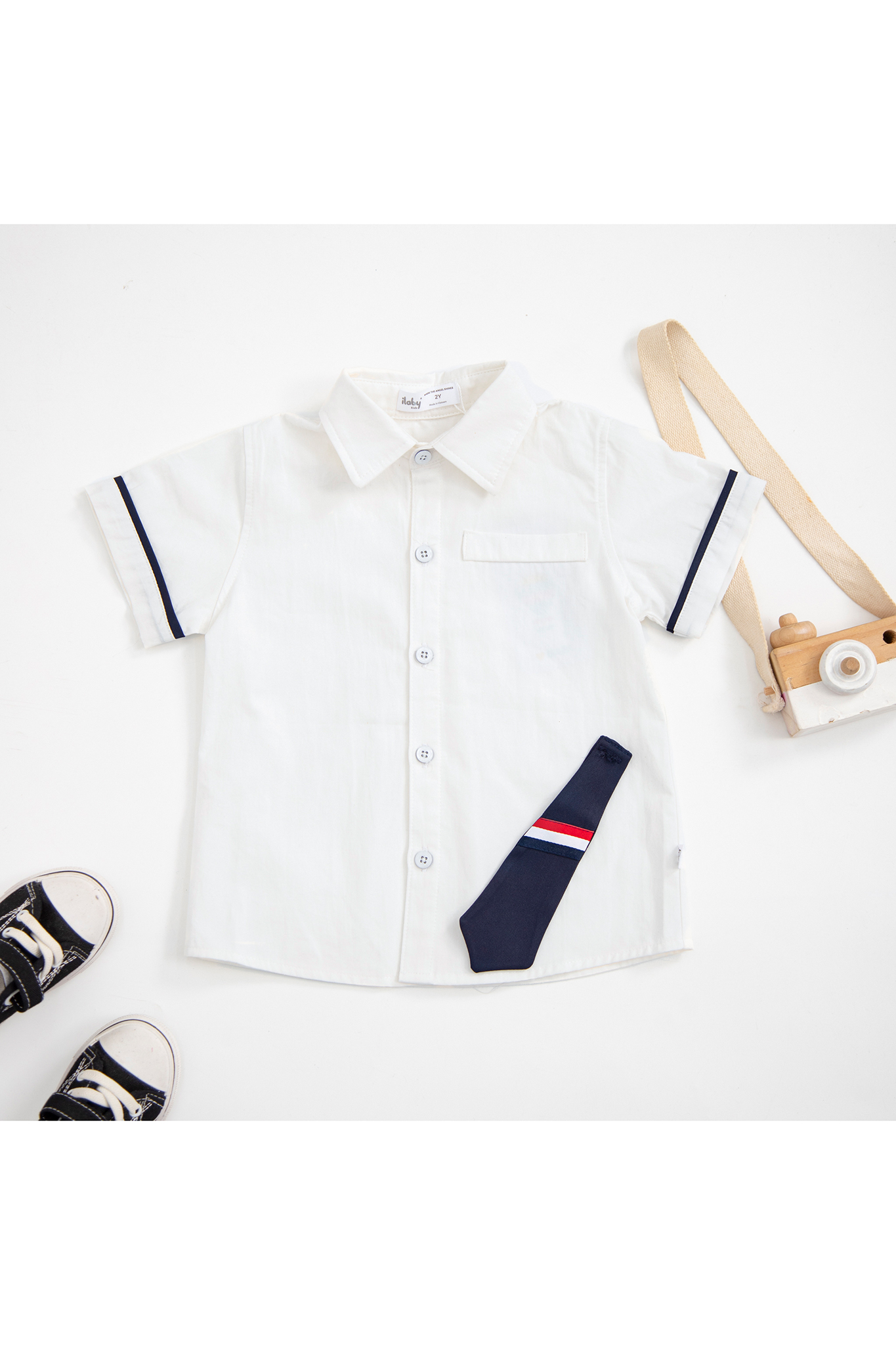 Áo sơ mi cộc tay cài cavat_thumbnail_4