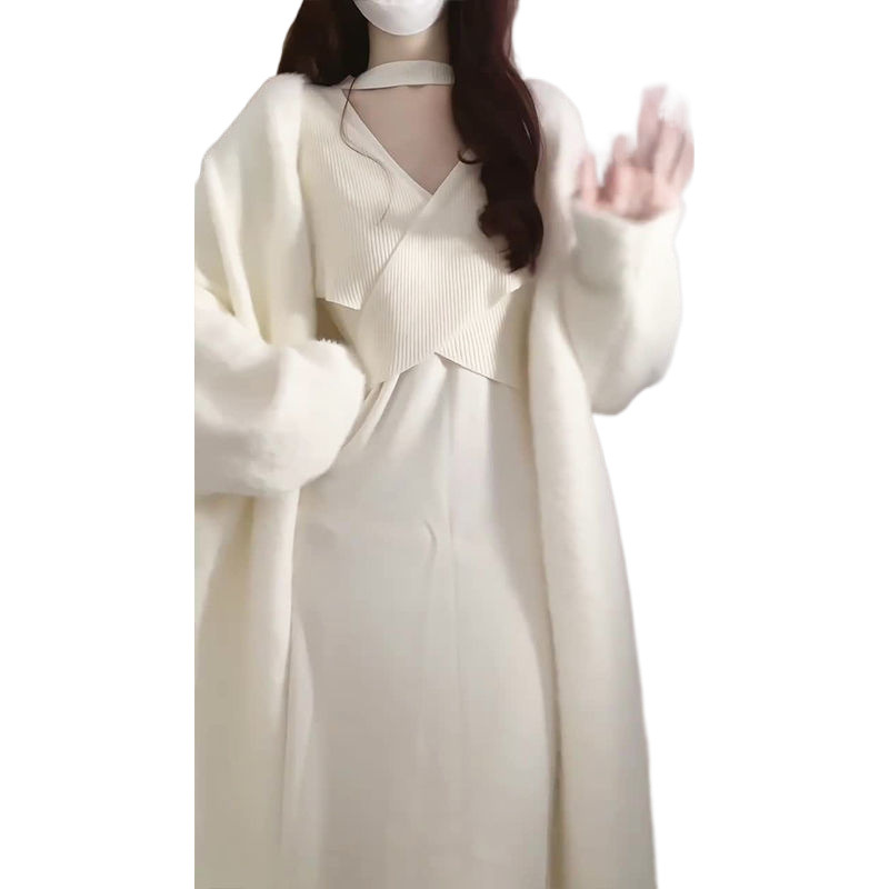 [MS000038] ✨ Bộ Váy Len Dáng Dài Dịu Dàng Cho Mùa Thu Đông_thumbnail_4