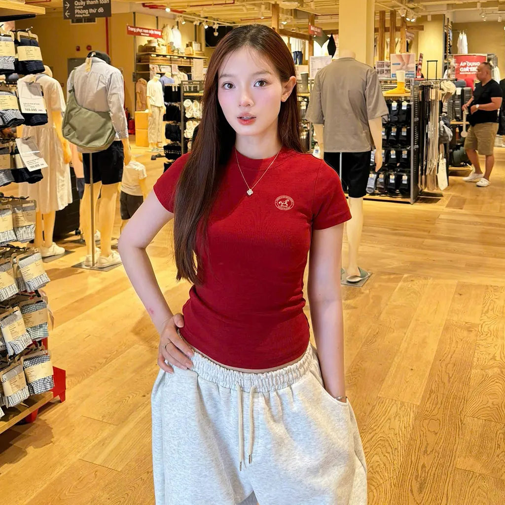 Áo baby tee Tết Bính Ngọ Beezy vải visco mềm mại thoáng mát ôm body hack dáng in mix 3022_thumbnail_3