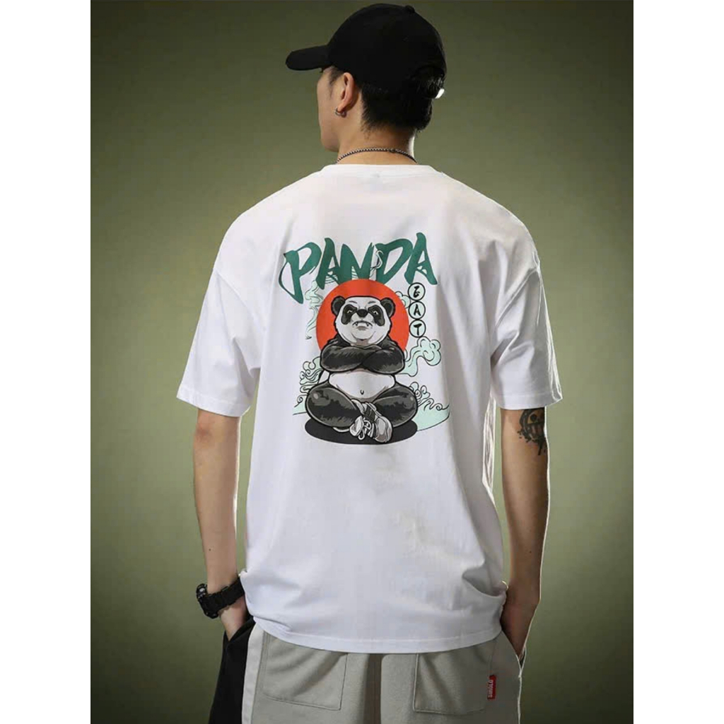 Áo thun nam local brand 𝐖𝐞 𝐓𝐞𝐞 in hình gấu PANDA dáng oversize rộng - WU0930_thumbnail_1