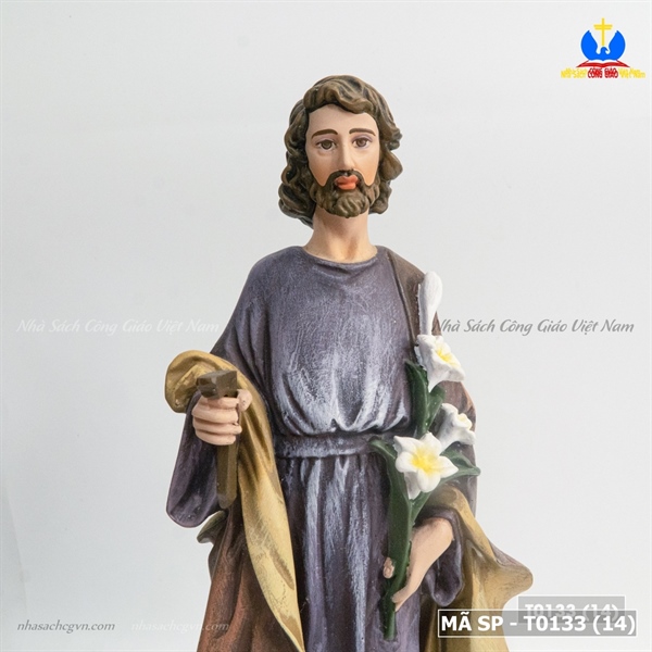 Tượng Thánh Giuse 30cm vẽ tay ✔_thumbnail_3