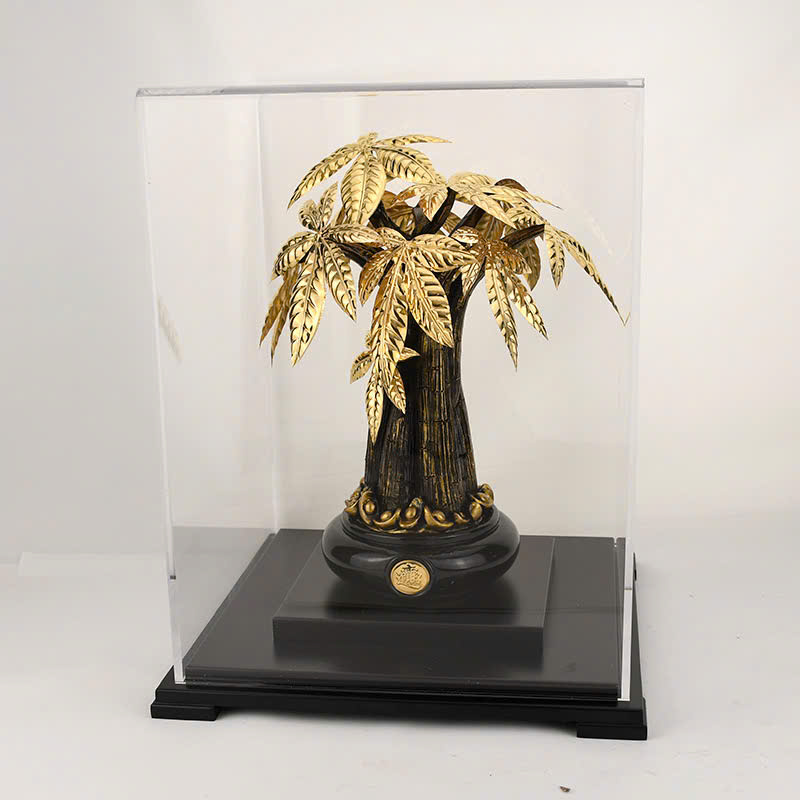 Cây kim ngân mạ vàng 24k ( KT 30X30X38cm ) DxRxC