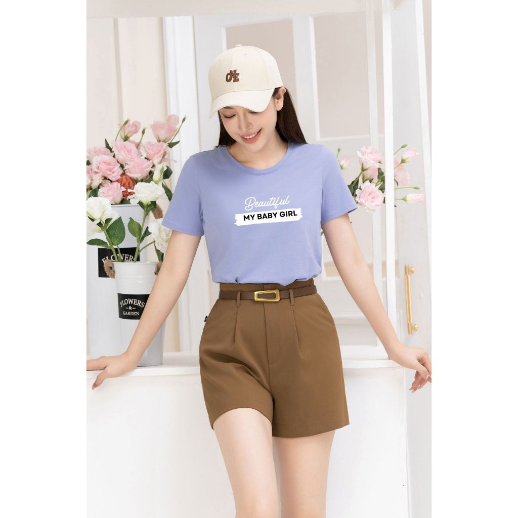 [Form Vừa] Áo thun nữ form vừa in hình họa tiết đơn giản - Áo phông nữ Loza G0135_thumbnail_6