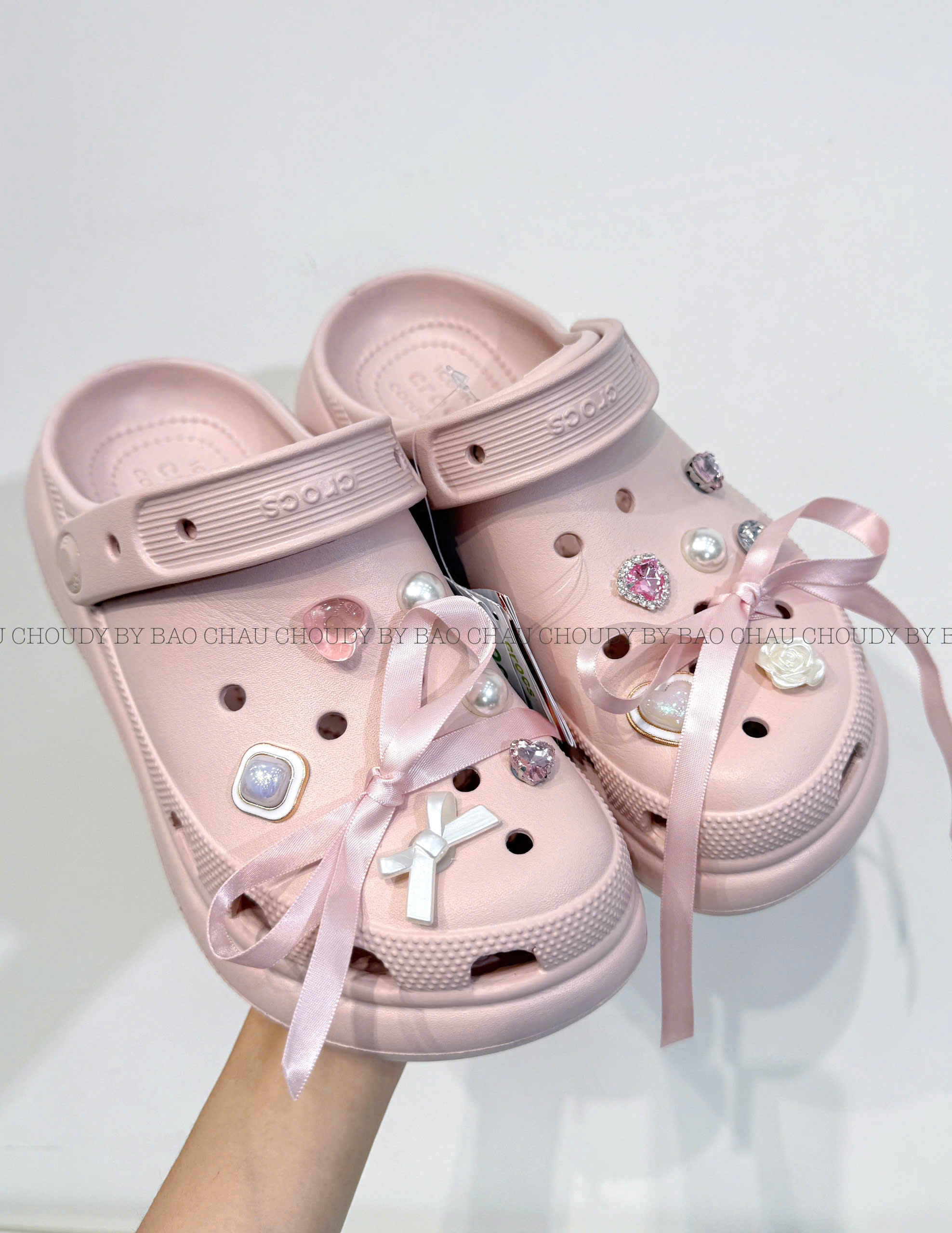 S246 SANDAL HỒNG (KÈM CHARM)