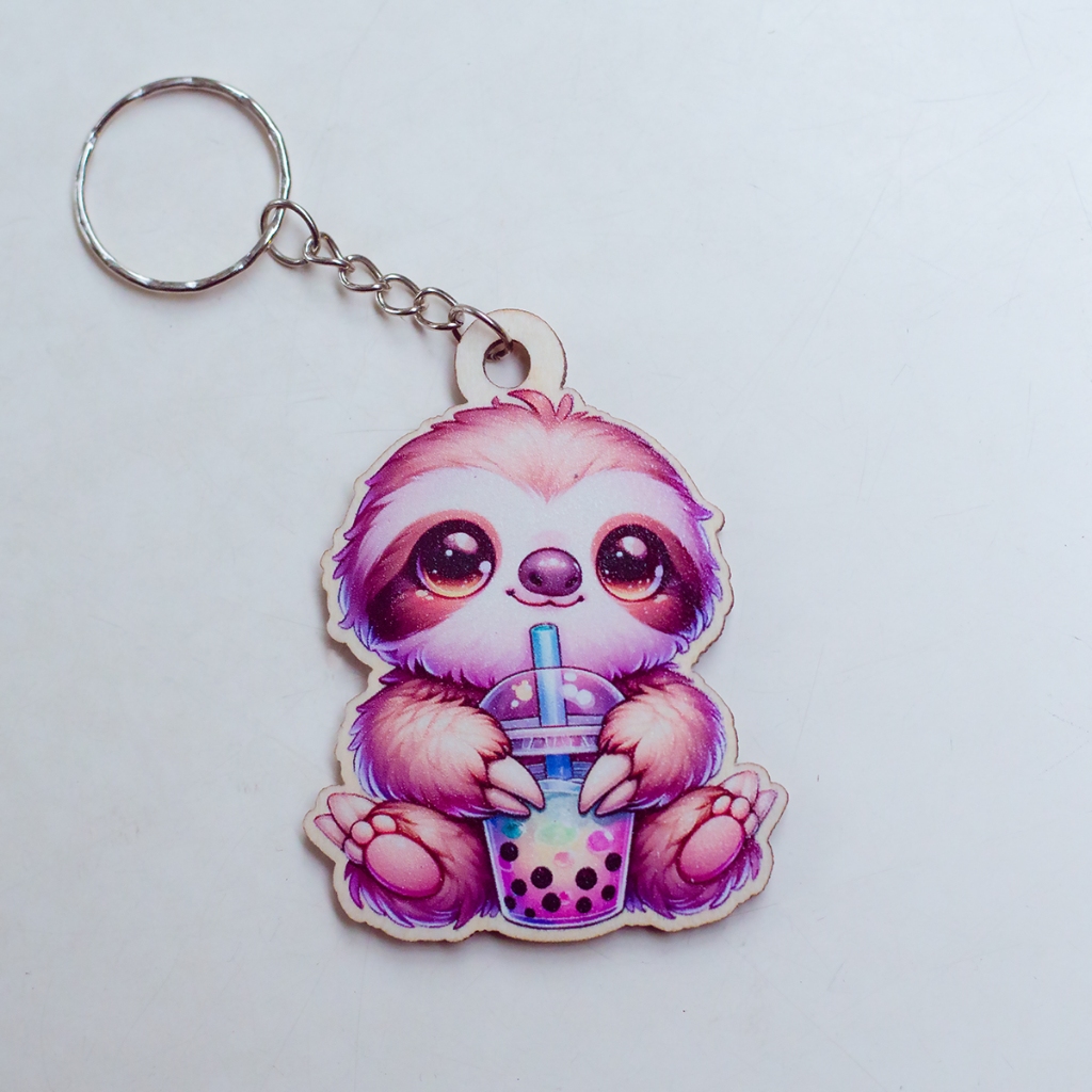 Móc Khóa Xinh Yêu - Móc khóa gỗ hình thú cưng cute_thumbnail_6