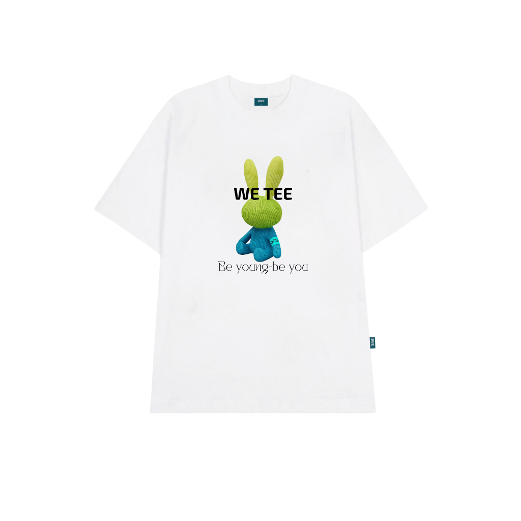Áo thun oversize rộng hình Thỏ xanh We Tee local brand 𝐖𝐞 𝐓𝐞𝐞 - WU0848_thumbnail_1