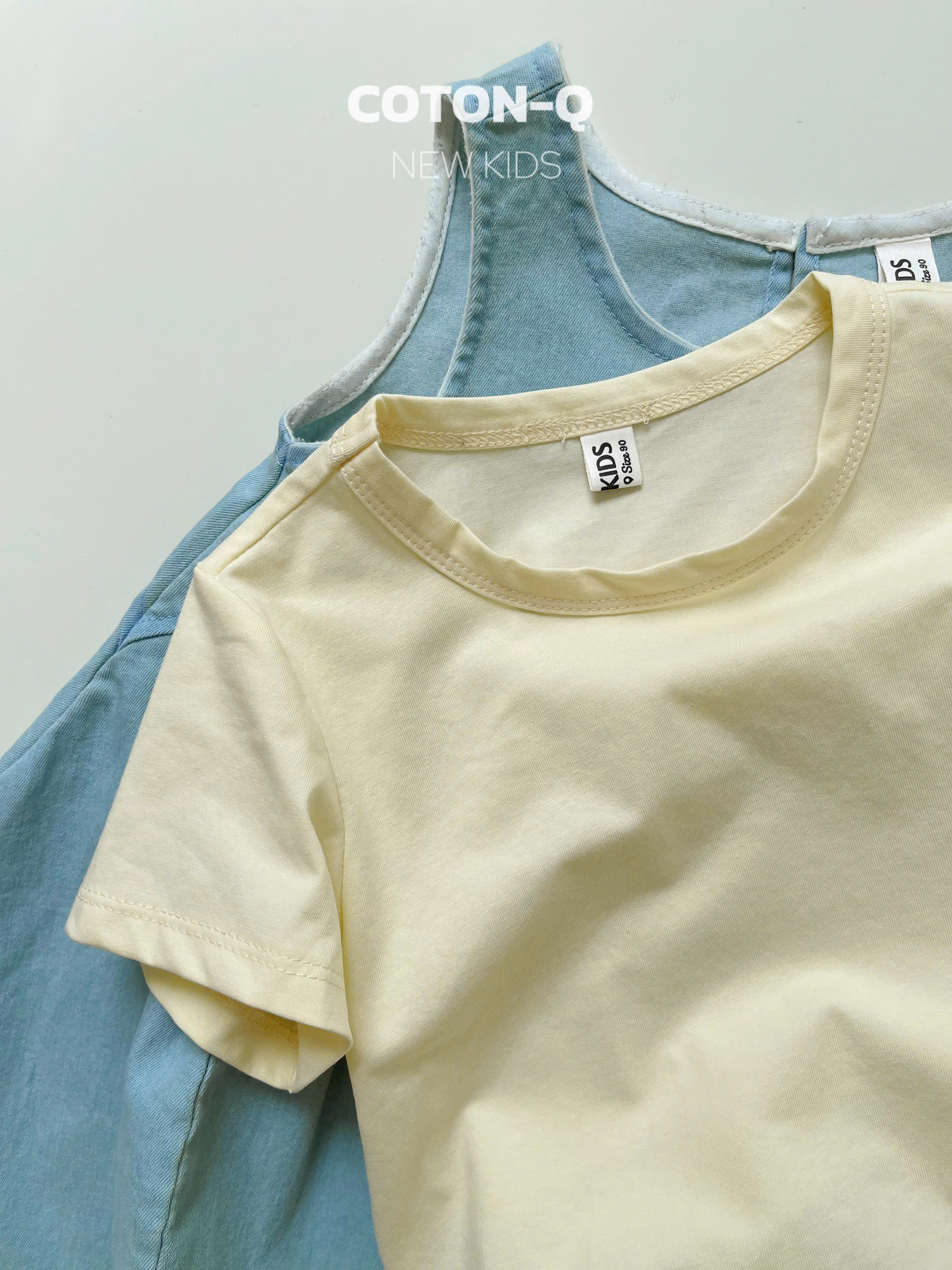 Set áo thun + yếm jean bé gái_thumbnail_4