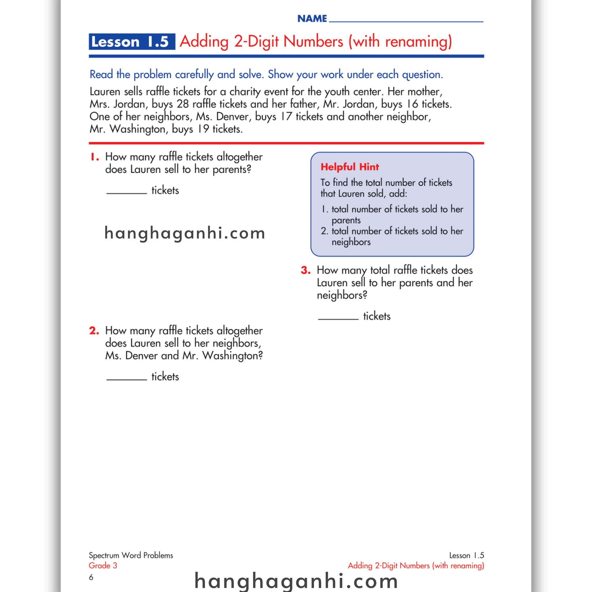 Sách Spectrum Word Problems Workbook Grade 3_thumbnail_17