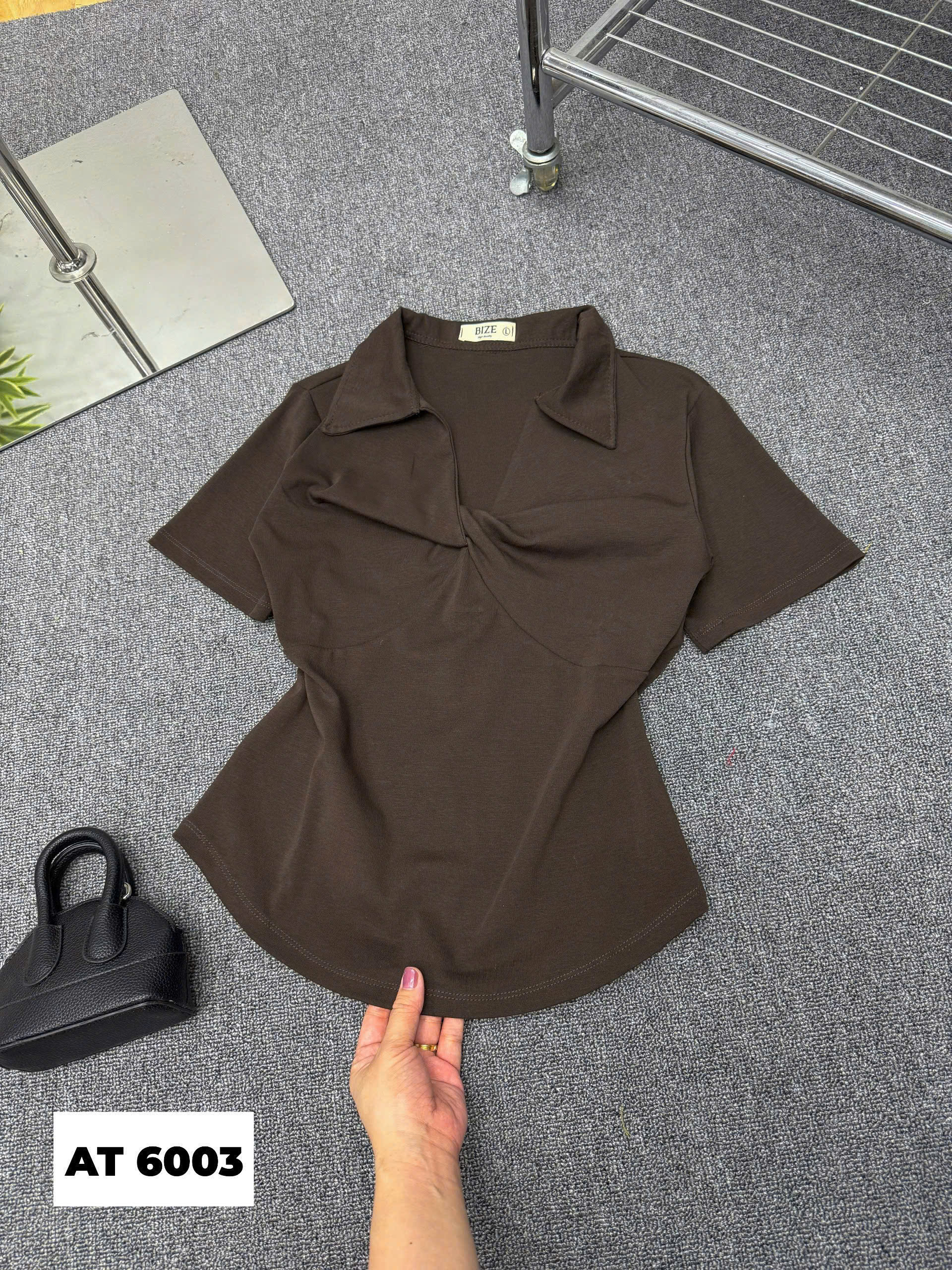 Aó thun xoắn ngực cổ V bigsize AT6003 dành cho nàng béo mập từ 55-90kg_thumbnail_19