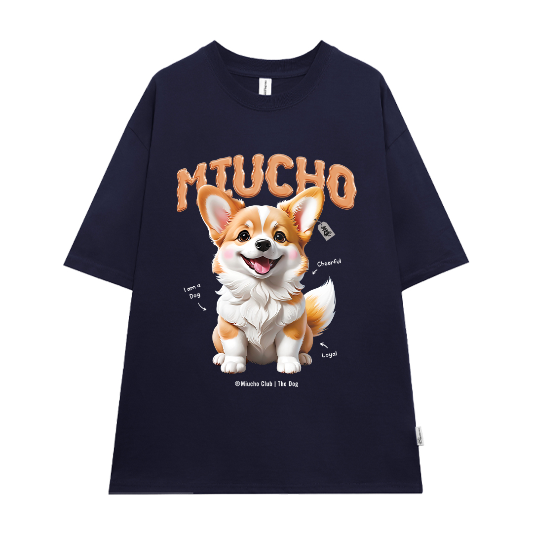 Áo thun form rộng 12 con giáp tuổi Tuất ATD1237 Miucho tay ngắn cổ tròn in mix_thumbnail_21