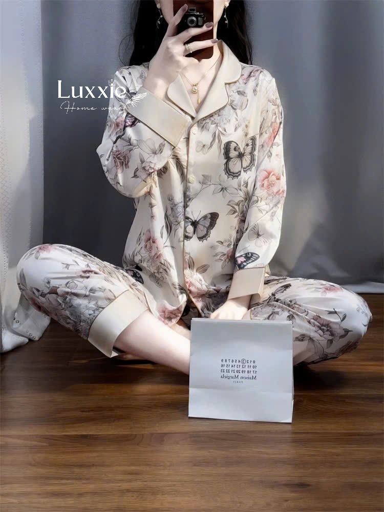 N105 Pijama lụa họa tiết hoa bướm_thumbnail_4