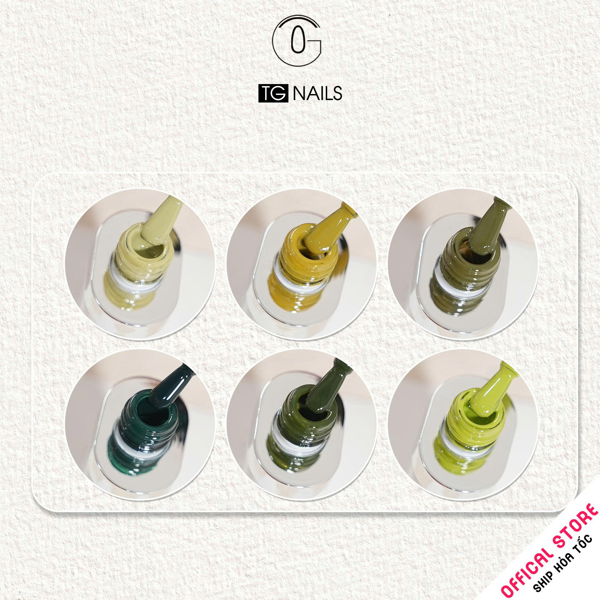 Set sơn gel 6 màu Xanh lá TG_thumbnail_5