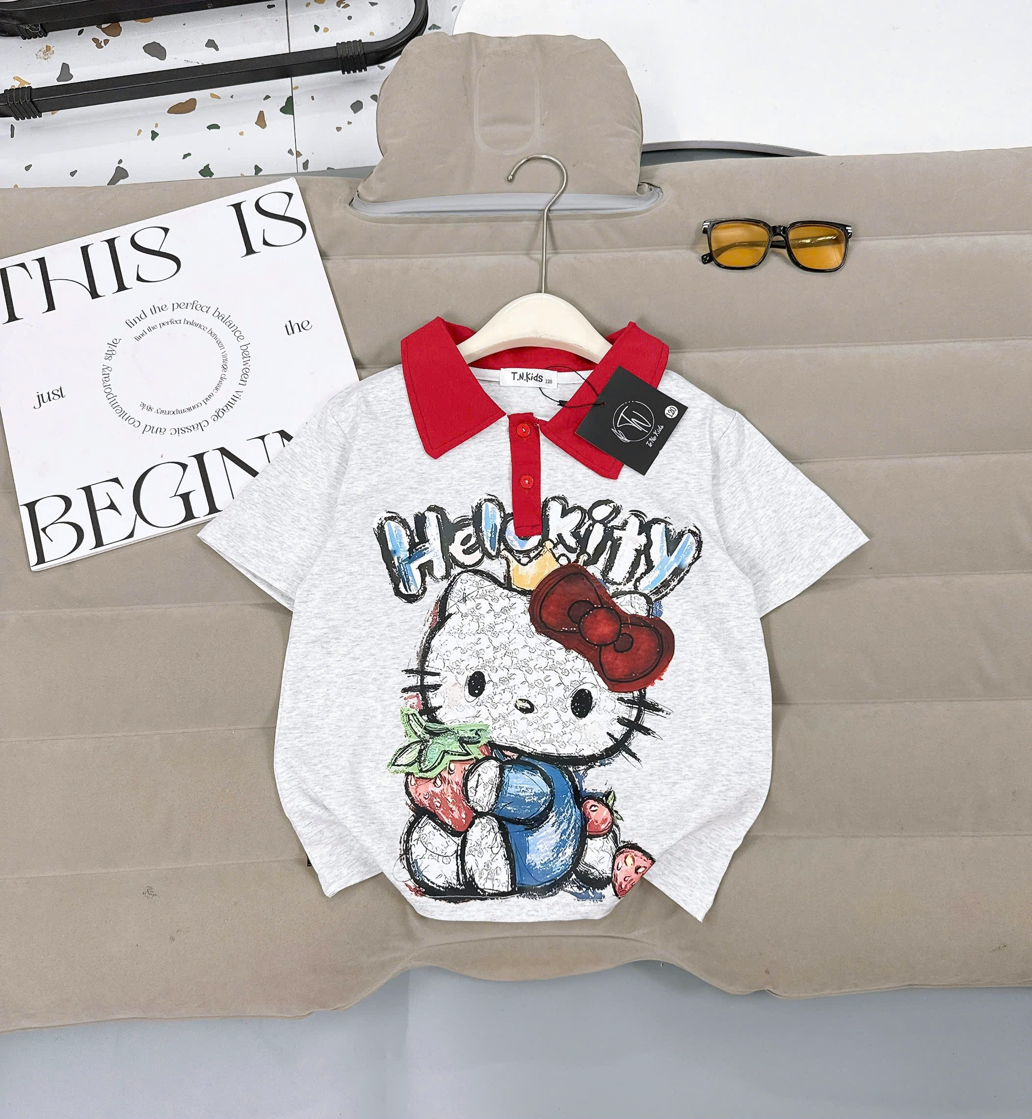 [A46] Áo lẻ Hello kitty có cổ