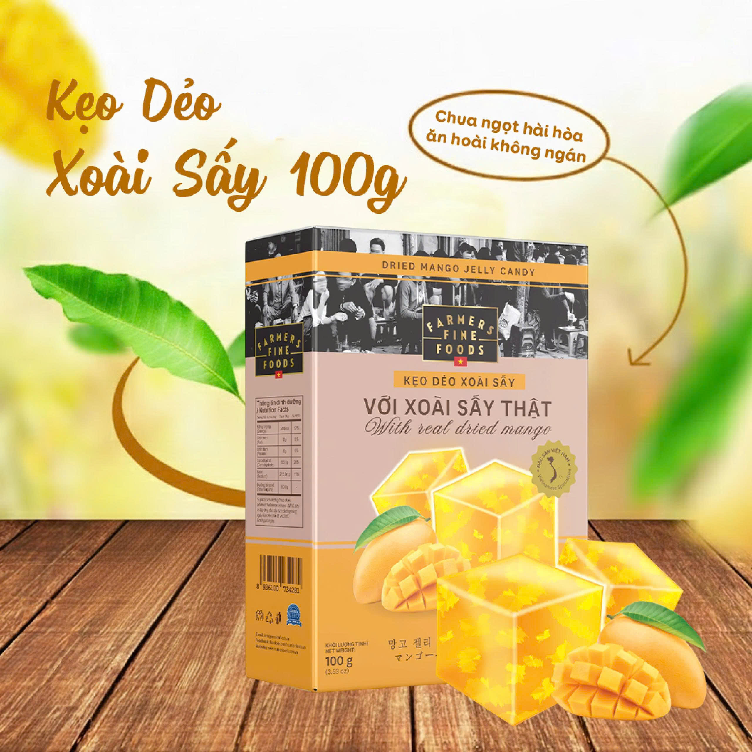 KẸO DẺO SẤY FARMERS FINE FOODS 100 G