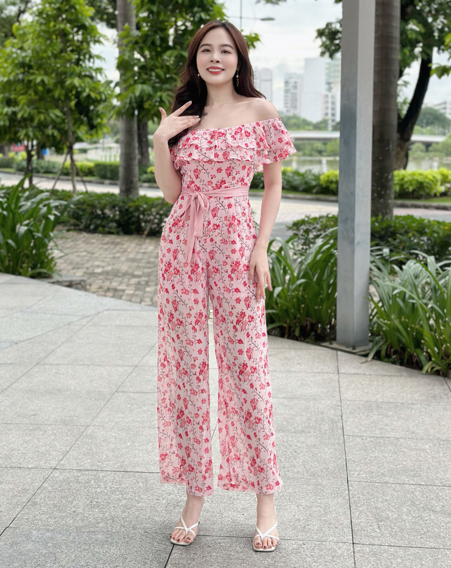 Jumpsuit ống rộng bèo ngực mặc 2 kiểu_thumbnail_10