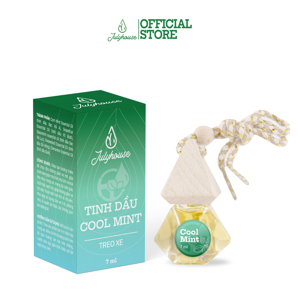 Tinh dầu treo xe Cool Mint Julyhouse 7ml 