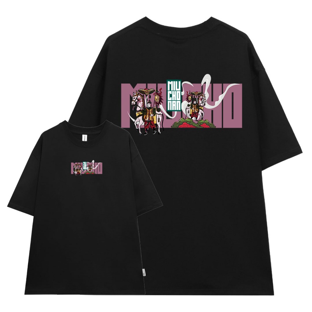 Áo thun nam form rộng 12 con giáp tuổi Ngọ ( tuổi ngựa) ATD444 Miucho Man cotton cổ tròn ingraphic_thumbnail_7