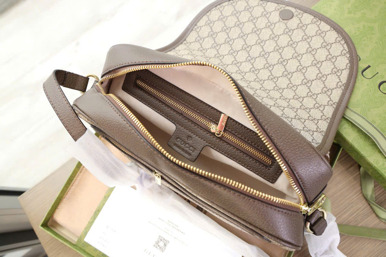 Túi đeo chéo Gucci Messenger Handbag màu be_thumbnail_3