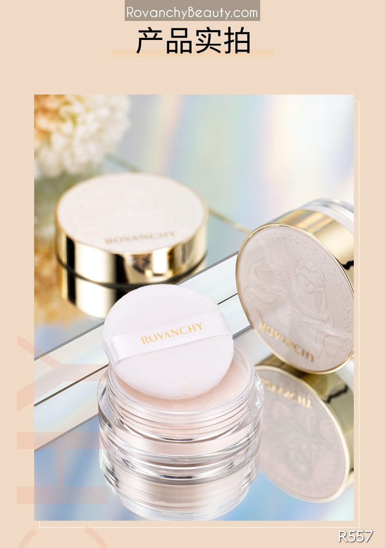 Phấn Phủ R557 ROVANCHY Cao Cấp - Kiềm Dầu, Mỏng Nhẹ, Lâu Trôi, Phù Hợp Mọi Loại Da_thumbnail_15
