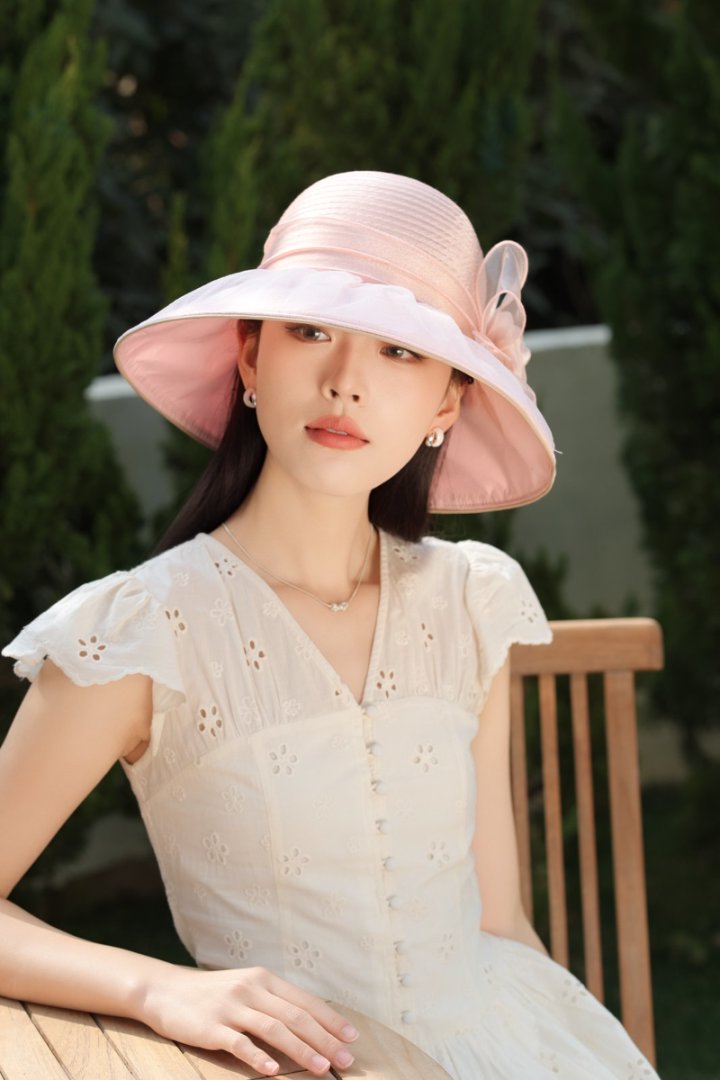 Mũ vành rộng có nơ hoa Hàn Quốc HZ2516_thumbnail_7